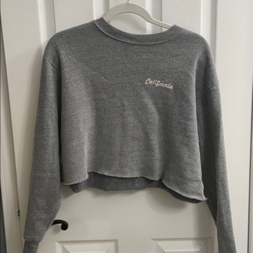 Brandy Melville cropped sweatshirt